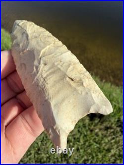 Rare Native American Burlington Missouri Fluted Clovis Point Arrowhead