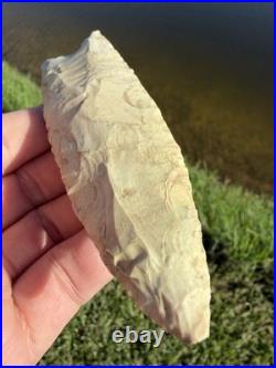 Rare Native American Burlington Missouri Fluted Clovis Point Arrowhead