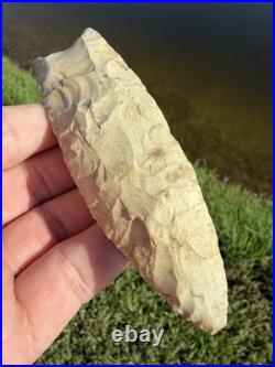 Rare Native American Burlington Missouri Fluted Clovis Point Arrowhead