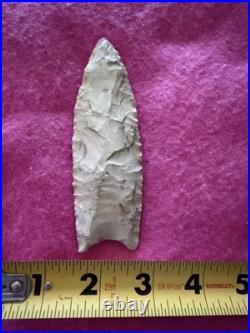 Rare Native American Burlington Missouri Fluted Clovis Point Arrowhead