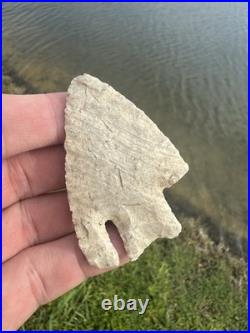 Rare Native American Calf Creek Arrowhead Point