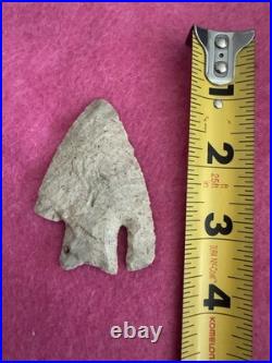 Rare Native American Calf Creek Arrowhead Point