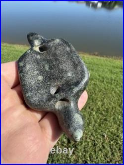 Rare Native American Carved Animal Effigy Birdstone Indiana