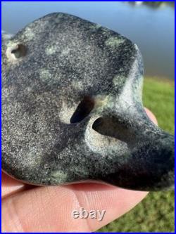 Rare Native American Carved Animal Effigy Birdstone Indiana