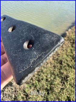 Rare Native American Carved Drilled Slate Pendant With petroglyph