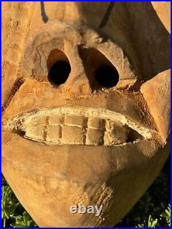 Rare Native American Cherokee Booger Mask Snake