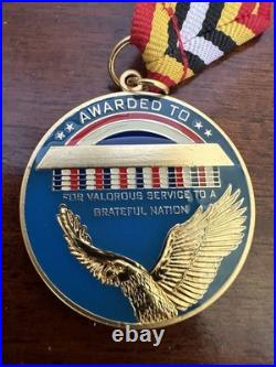 Rare Native American Code Talkers Warriors Valor Medal Neck Award & Patch Lot Rare Native American Code Talkers Warriors Valor Medal Neck Award & Patch Lot