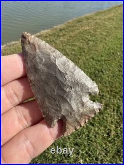 Rare Native American Corner Notch Arrowhead Point