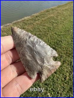 Rare Native American Corner Notch Arrowhead Point
