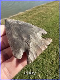 Rare Native American Corner Notch Arrowhead Point