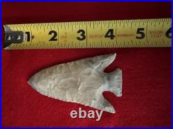 Rare Native American Corner Notch Arrowhead Point