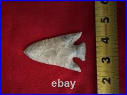 Rare Native American Corner Notch Arrowhead Point