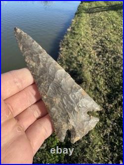 Rare Native American Corner Notch Arrowhead Spear Head Point