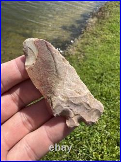 Rare Native American Corner Tang Arrowhead Point Rare Native American Corner Tang Arrowhead Point