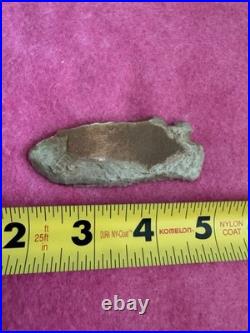 Rare Native American Corner Tang Arrowhead Point