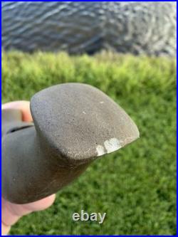Rare Native American Crescent Drilled Knobbed Bannerstone