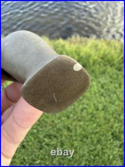 Rare Native American Crescent Drilled Knobbed Bannerstone