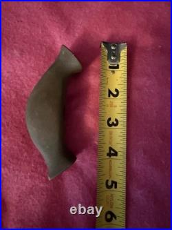 Rare Native American Crescent Drilled Knobbed Bannerstone