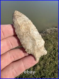 Rare Native American Dalton Hemphill Arrowhead Point