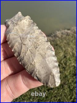 Rare Native American Dalton Hemphill Arrowhead Point