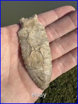 Rare Native American Dalton Hemphill Arrowhead Point