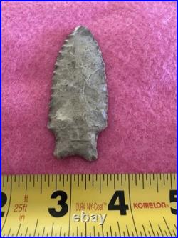Rare Native American Dalton Hemphill Arrowhead Point
