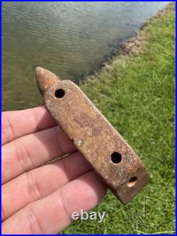 Rare Native American Drilled Birdstone Effigy Arrowhead Indiana