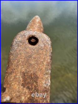 Rare Native American Drilled Birdstone Effigy Arrowhead Indiana