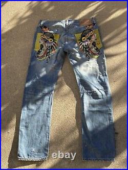 Rare Native American Ed Hardy Jeans