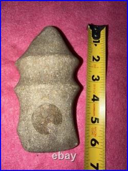 Rare Native American Fully Grooved Axe Head Missouri