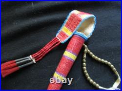 Rare! Native American Fully Quilled & Beaded Awl Case, The Best, Sd-102106004