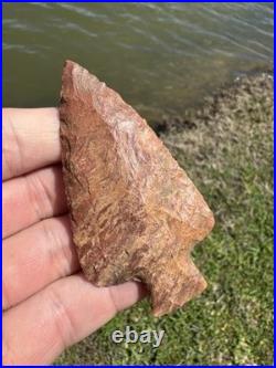 Rare Native American Georgia Savanah River Arrowhead Point