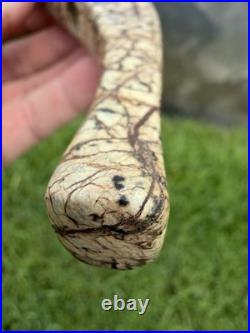 Rare Native American High Quality Crescent Drilled Bannerstone