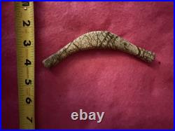 Rare Native American High Quality Crescent Drilled Bannerstone Rare Native American High Quality Crescent Drilled Bannerstone