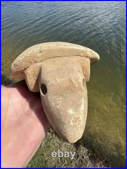 Rare Native American Hopewell Turtle Effigy Smoking Great Pipe