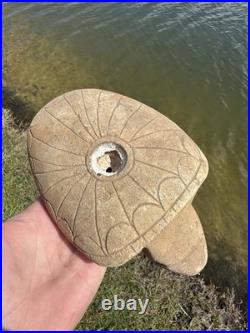 Rare Native American Hopewell Turtle Effigy Smoking Great Pipe