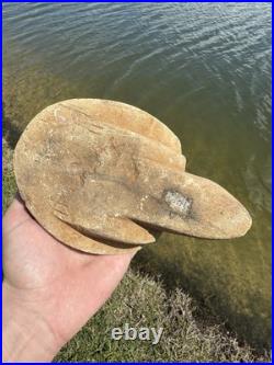Rare Native American Hopewell Turtle Effigy Smoking Great Pipe