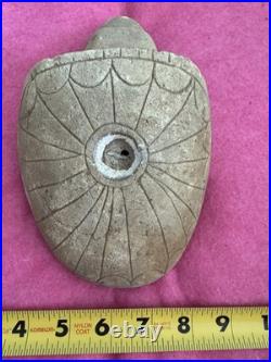 Rare Native American Hopewell Turtle Effigy Smoking Great Pipe