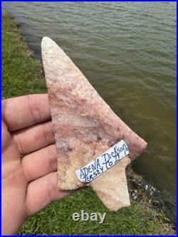 Rare Native American Illinois Dickson Arrowhead Point