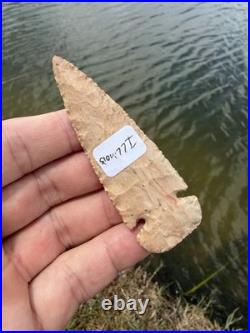 Rare Native American Illinois Dovetail Arrowhead Point