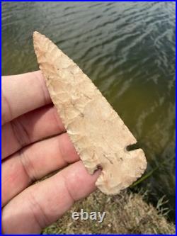 Rare Native American Illinois Dovetail Arrowhead Point