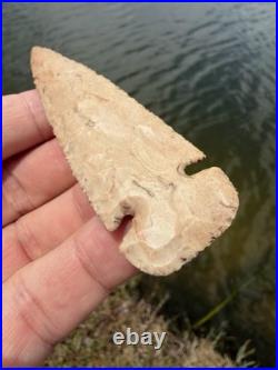 Rare Native American Illinois Dovetail Arrowhead Point