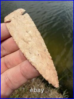 Rare Native American Illinois Dovetail Arrowhead Point