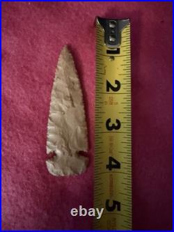 Rare Native American Illinois Dovetail Arrowhead Point