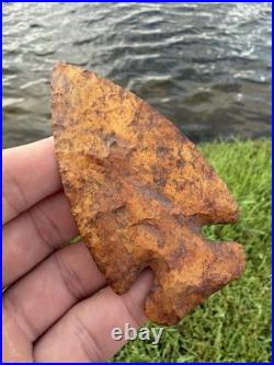 Rare Native American Illinois Thebes Point Arrowhead