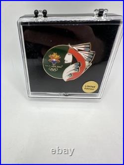 Rare Native American Indian Salt Lake City Olympics 2002 Pin