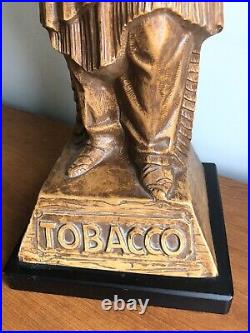 Rare Native American Indian Tabacco Cigar Lamp Vintage Limited Edition
