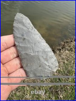 Rare Native American Indiana Blade Arrowhead Point