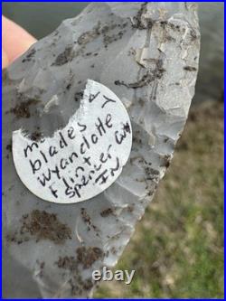Rare Native American Indiana Blade Arrowhead Point