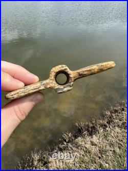 Rare Native American Indiana Bowtie Bannerstone Artifact Arrowhead